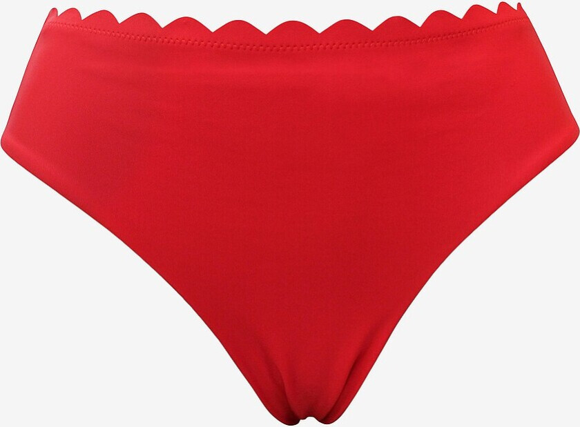 Bikinitruse New Venus Scallop Mid Rise Bottom - Rød