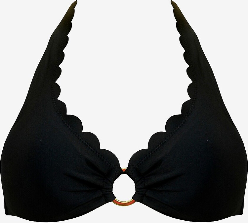 Bikini BH New Venus Scallop UW Halter Top - Svart