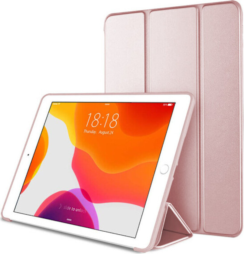 iPad 9.7 Deksel 2018 iPad 6. Generasjon Deksel/2017 iPad 5. Generasjon Deksel, Lett Smart Cover med Myk TPU Bakside for iPad 9.7 2018/2017 Auto