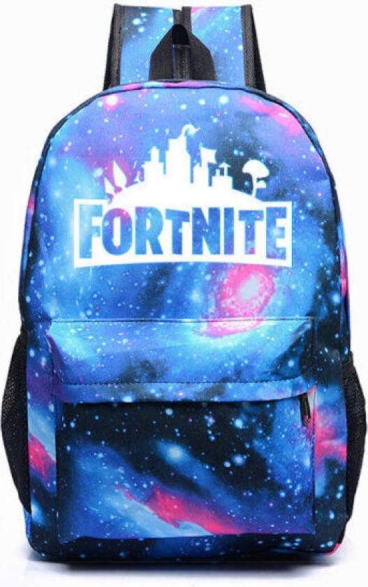 Galaxy Fort-nite ~ Storm Selvlysende Skolesekk Ryggsekk 1