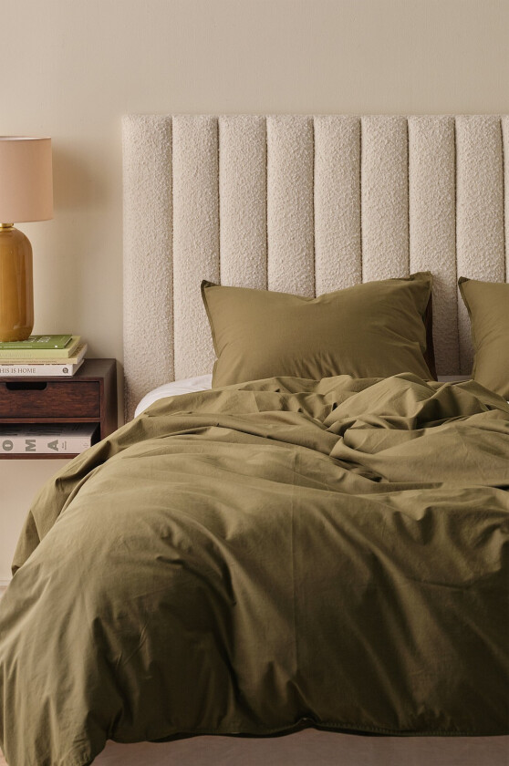 Sengesett Avery i bomullspercale 2 eller 3 stykker - Grønn