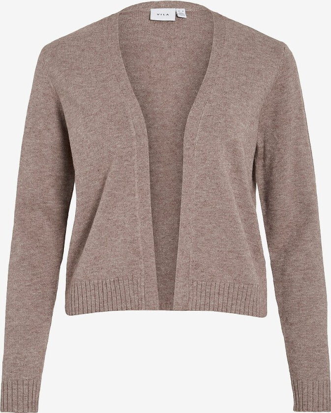Cardigan viRil Short L/S Knit Cardigan - Grå