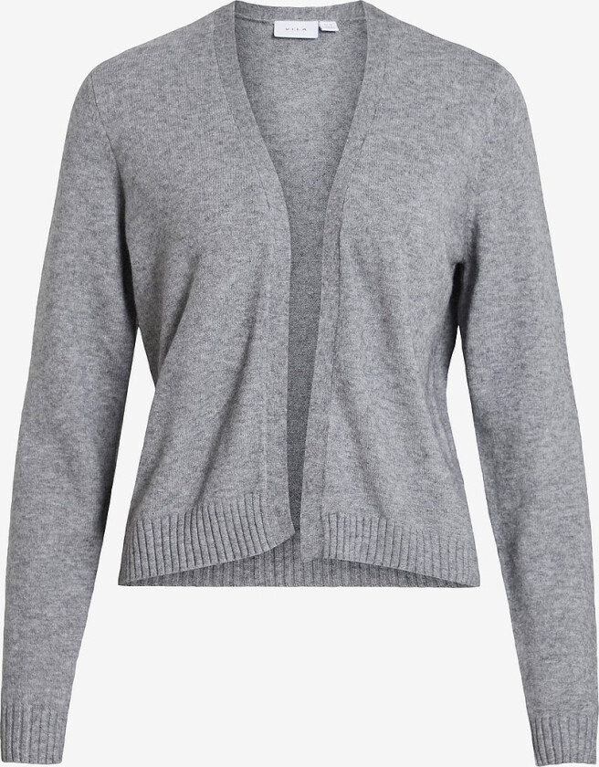 Cardigan viRil Short L/S Knit Cardigan - Grå