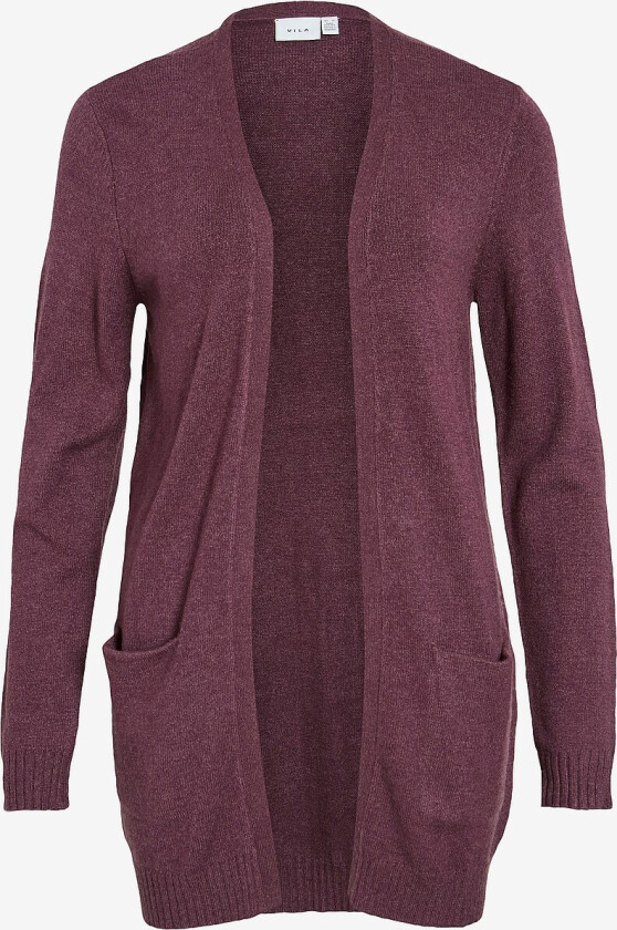 Cardigan viRil L/S Open Knit - Rød