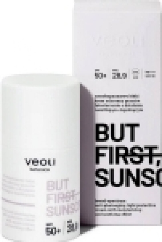 VEOLI But First Sunscreen lett beskyttende krem mot fotoaldring med fuktighetsgivende og beroligende effekt SPF50+ 50ml