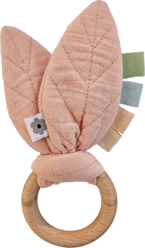 Organic Aktivitetsleke Rustle Leaf, Peachy -  Aktivitetsleker - Bomull,Tre