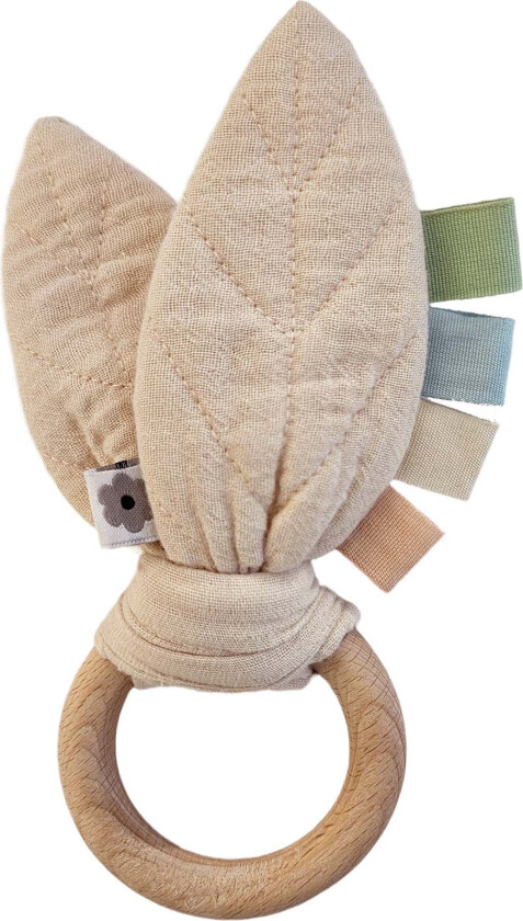 Organic Aktivitetsleke Rustle Leaf, Sandshell -  Aktivitetsleker - Bomull,Tre