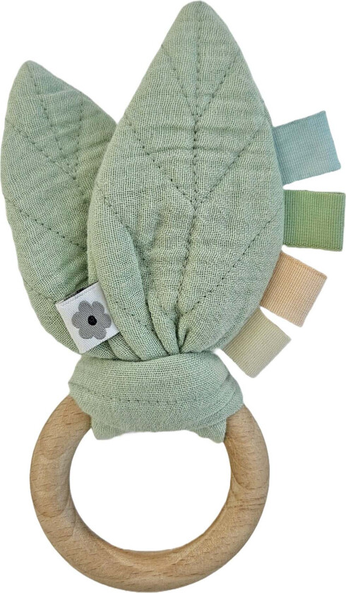 Organic Aktivitetsleke Rustle Leaf, Cameo Green -  Aktivitetsleker - Bomull,Tre