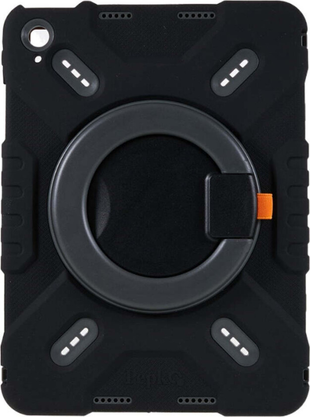 iPad 11" (2025) / 10.9" (2024 / 2022) Barnedeksel med Roterbart Stativ - Svart