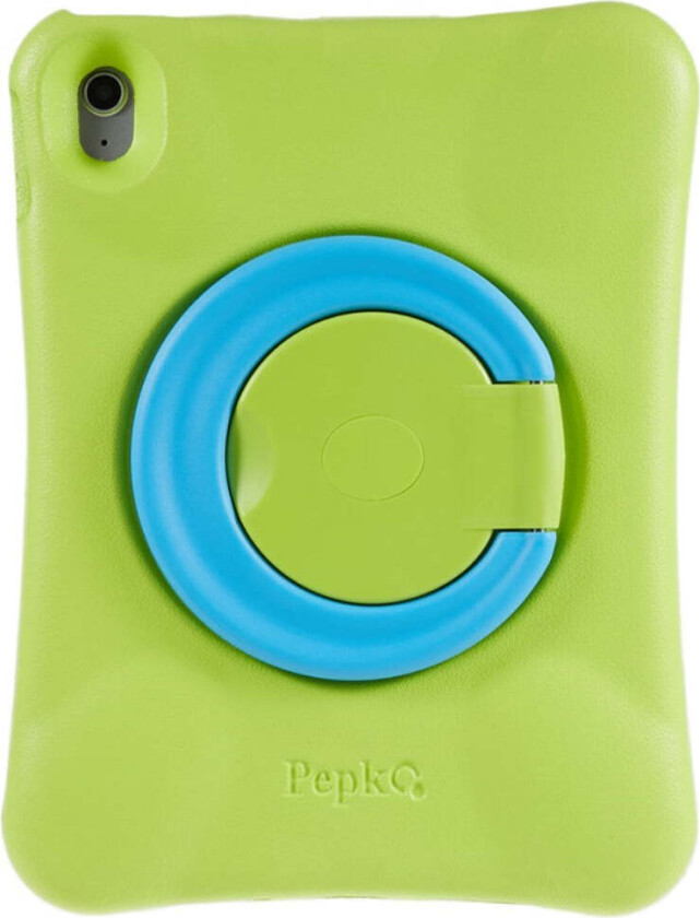 iPad 11" (2025) / 10.9" (2024 / 2022) Barnedeksel med Stativfunksjon - Lyse Grønn / Blå