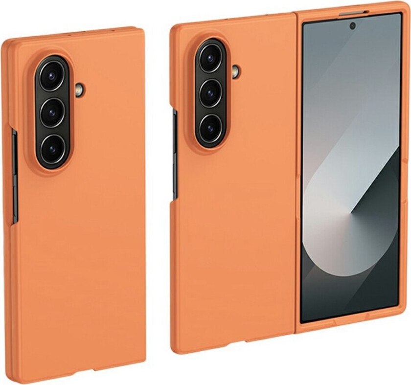Samsung Galaxy Z Fold7 Hard Plast Deksel - Oransje
