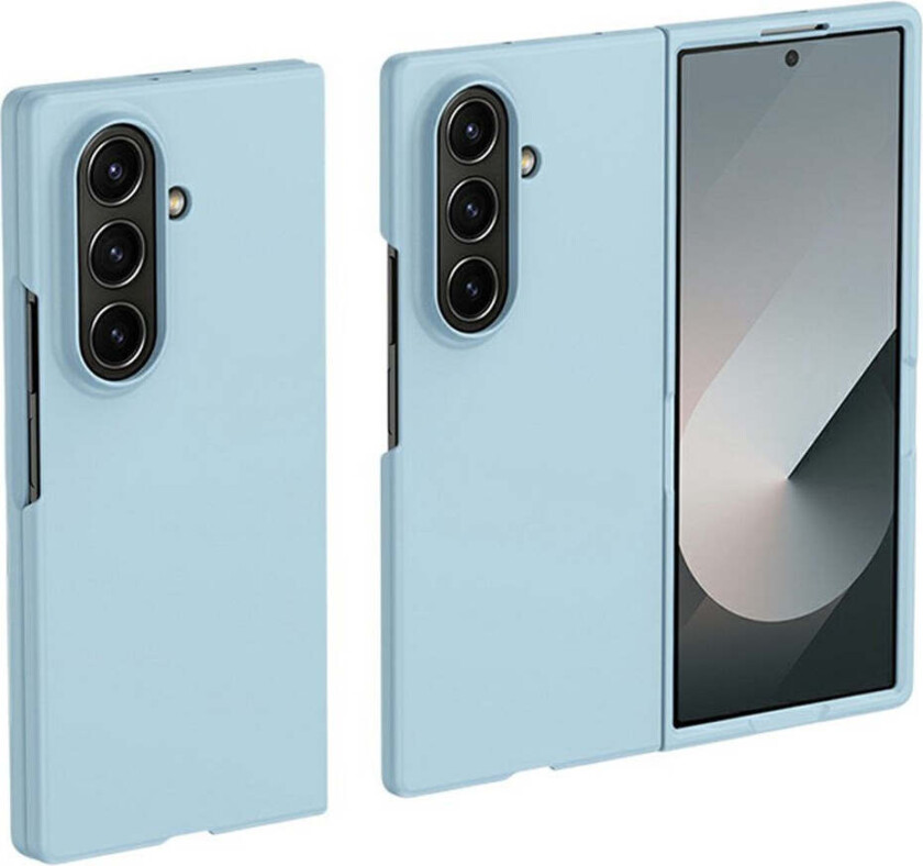 Samsung Galaxy Z Fold7 Hard Plast Deksel - Lysblå