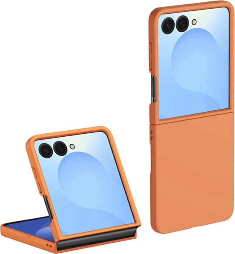 Samsung Galaxy Z Flip7 Hard Plast Deksel - Oransje