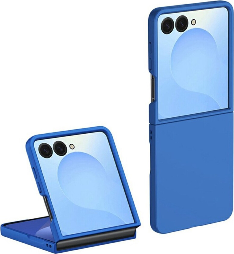 Samsung Galaxy Z Flip7 Hard Plast Deksel - Blå