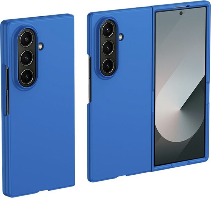 Samsung Galaxy Z Fold7 Hard Plast Deksel - Blå