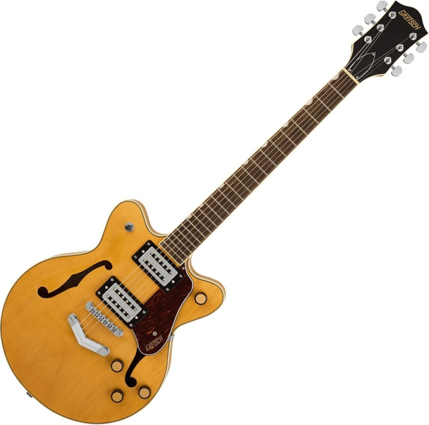 Grestch G2655 Streamliner Center Block Jr. Double-Cut with V-Stoptail LRL Village Amber