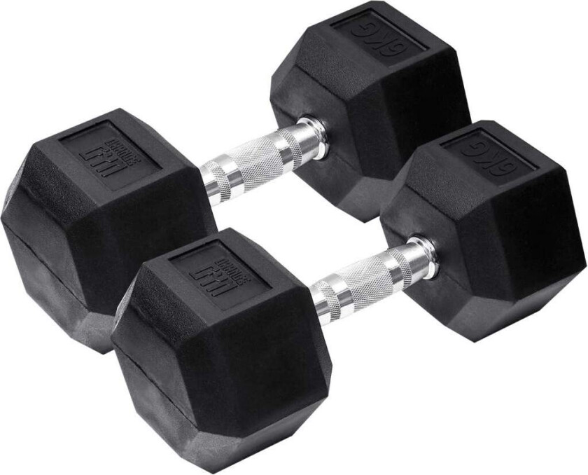 Hex Dumbbell - 6 kg - sett med 2