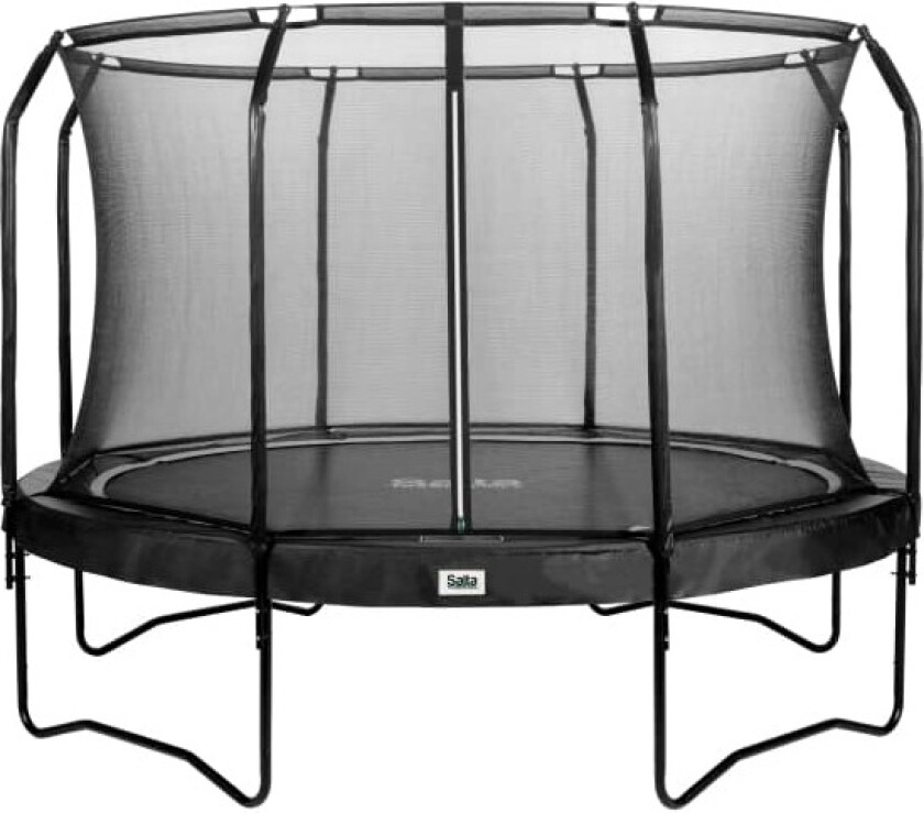 Trampolin Premium Black Edition Ø396 cm, sort inkl. sikkerhedsnet (805-561)