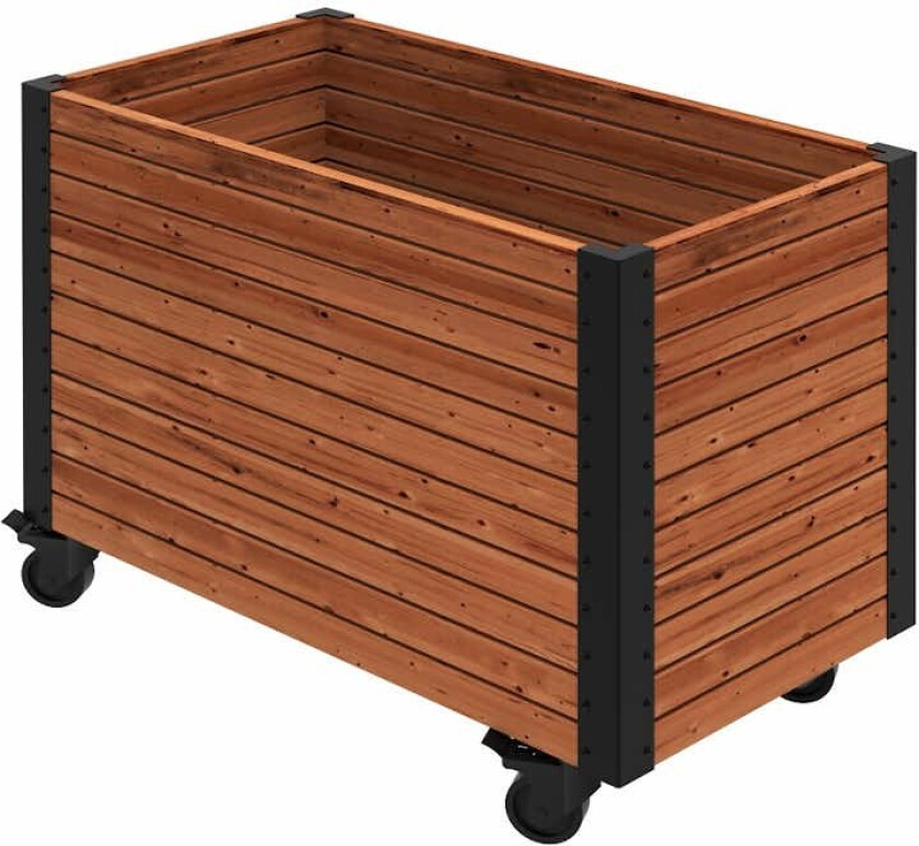Plantekasse PLUS Cubic Living med Hjul