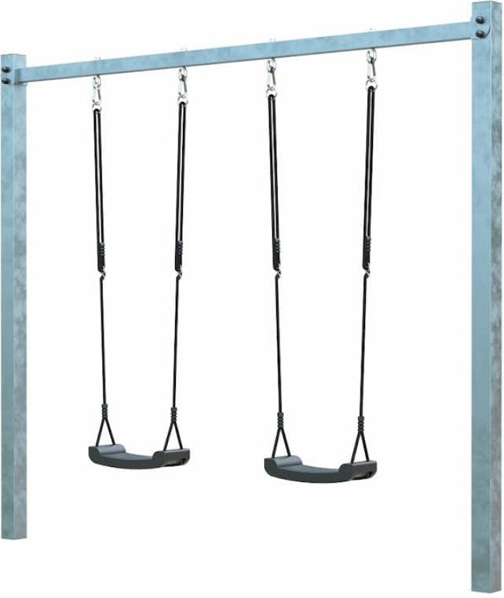 Bilde av Huskestativ PLUS med 2 Gråsorte Husker