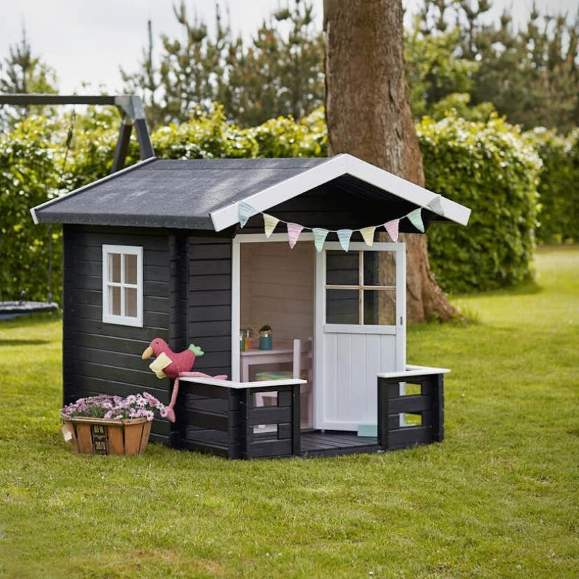 Bilde av Lekestue PLUS 134 x 134 cm + 58 cm Terrasse Ubehandlet inkl. Takpapp