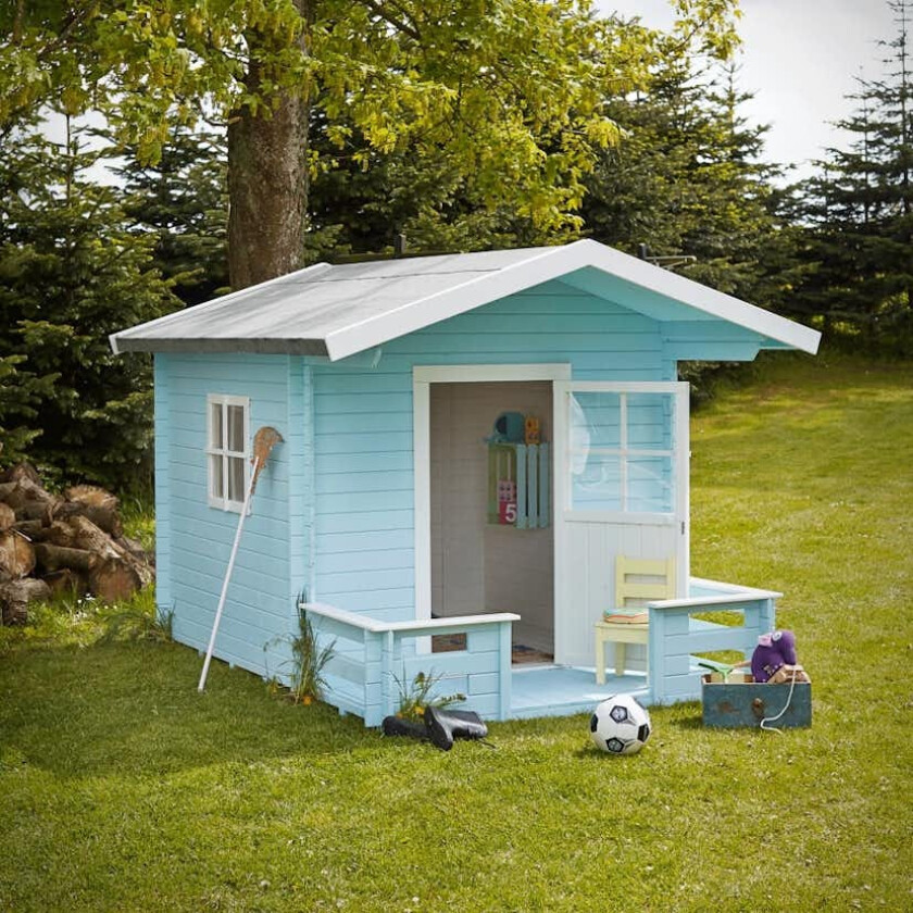 Bilde av Lekestue 182 x 161 cm + 72 cm Terrasse Ubehandlet inkl. Takpapp