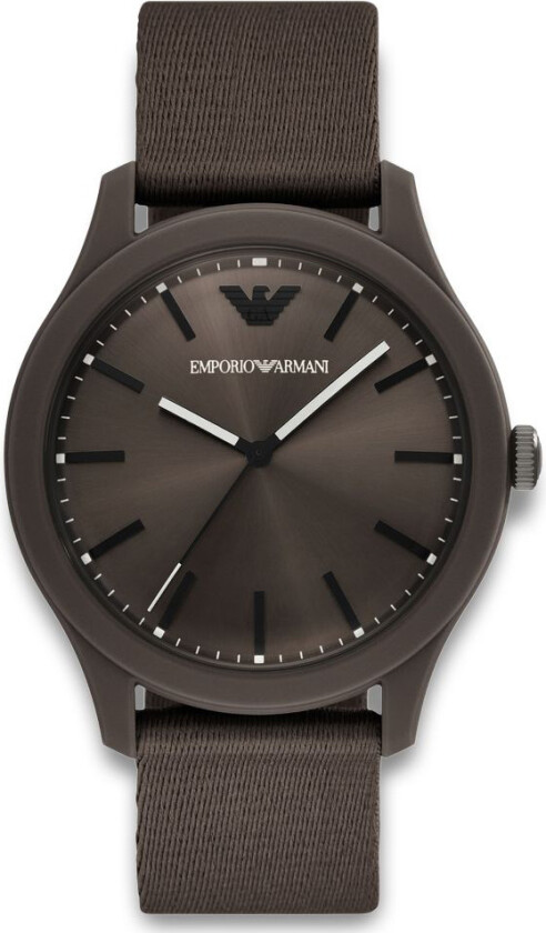 Emporio Armani Dario AR11655 - Kvarts - Brun - Herreklokker - Stoff - Mineral