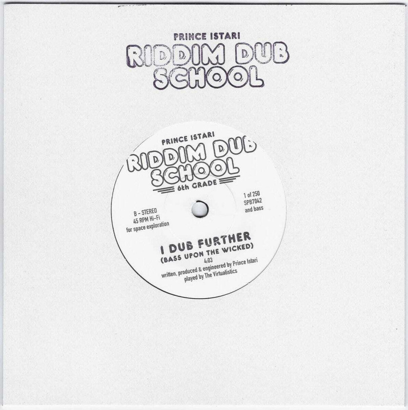 Prince Istari Riddim Dub School 6th Grade LP/Vinyl