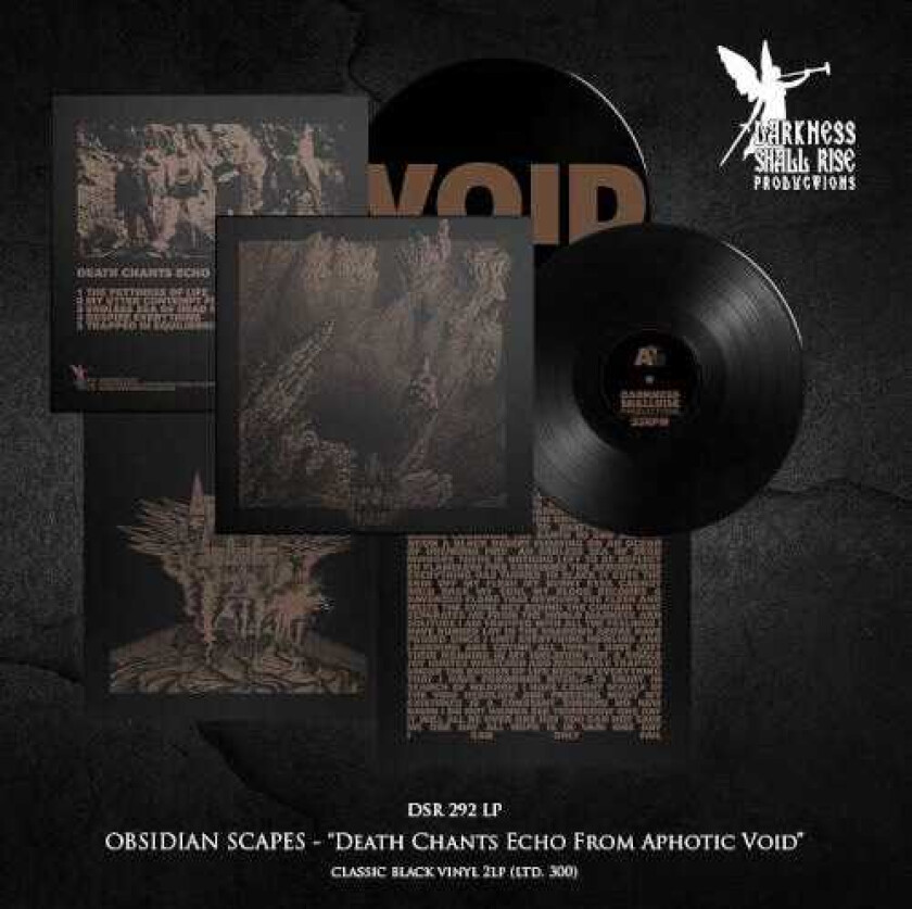 Obsidian Scapes Death Chants Echo from Aphotic Void LP/Vinyl