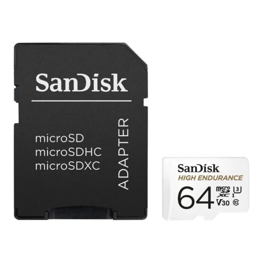 Sandisk High Endurance Micro-SD-kort 64 GB