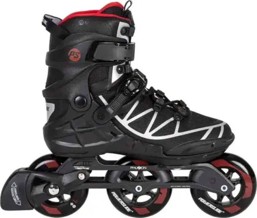 Inline-skøyter Powerslide Phuzion Argon Scarlet 100 (Scarlet - 43)