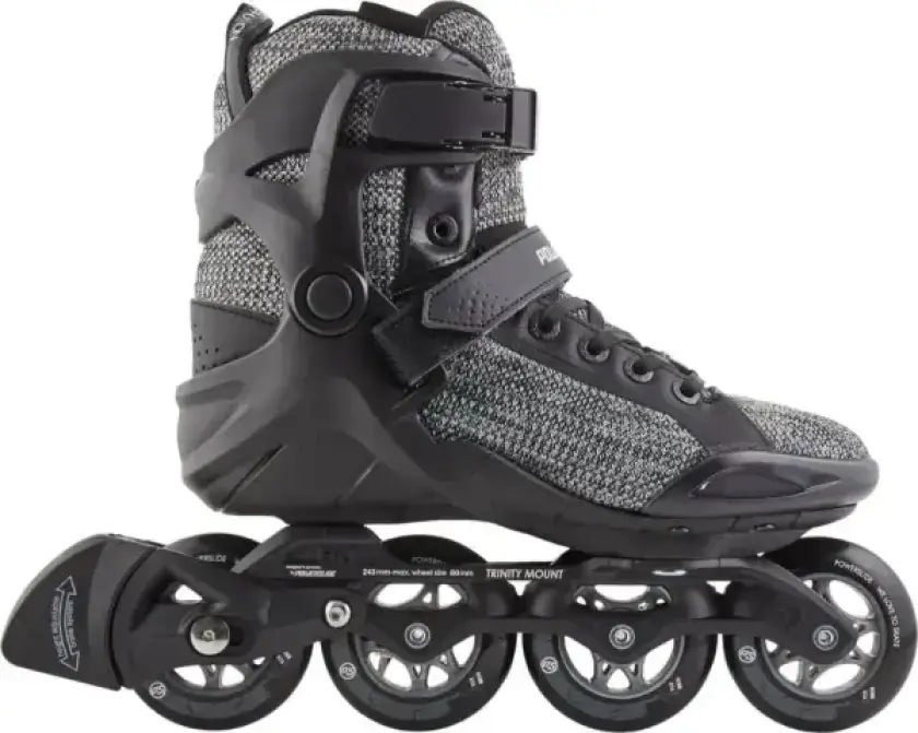 Phuzion Radon 80 Inline Skøyter (Svart/Hvit - 41)