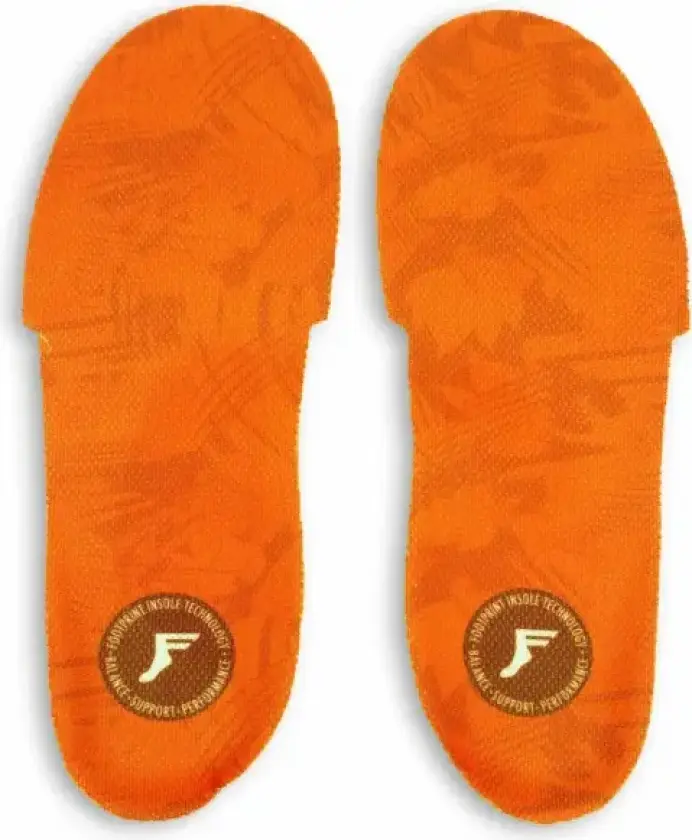 Innleggssåler Footprint Kingfoam Orthotics Fluidx (Camo Orange - 44-44.5)