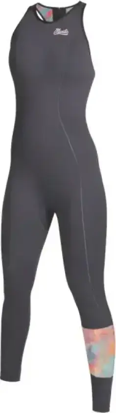 Våtdrakt Dame Mystic Lunar Long John 2/2mm Back Zip (S - Dark Grey)