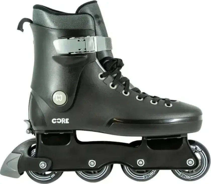 Inline-skøyter Core Retro Justerbar (Svart - 35-38)