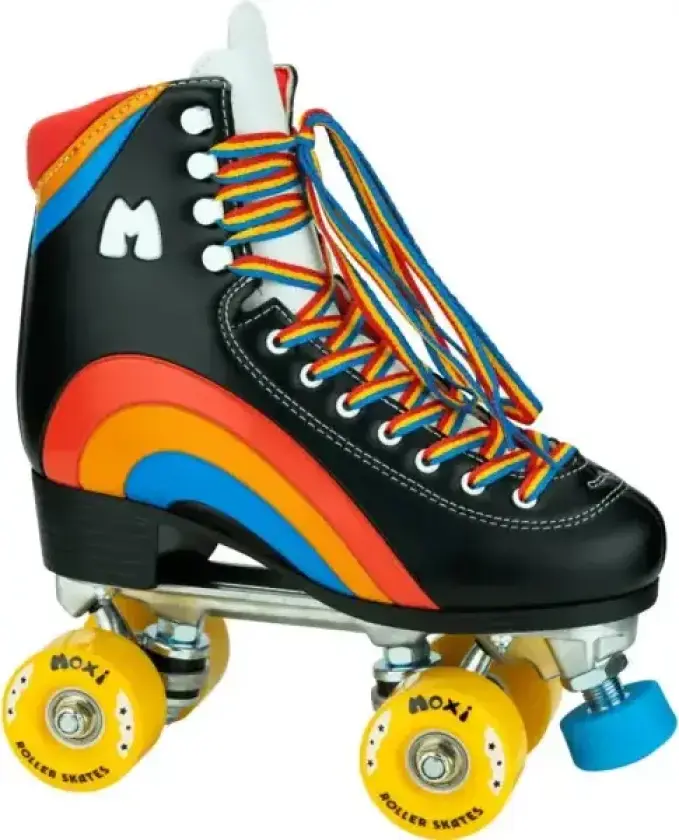 Retro-rulleskøyter Moxi Rainbow Rider (Asphalt Black - 39)