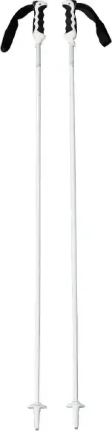 Skistaver Komperdell i karbon (135cm - Hvit)