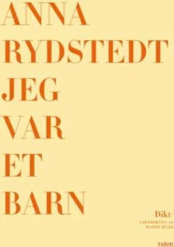 Jeg var et barn av Anna Rydstedt
