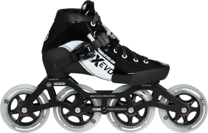 Speed Skates Powerslide 3X Evo Adjustable Inline Barn (Black - 31-34)