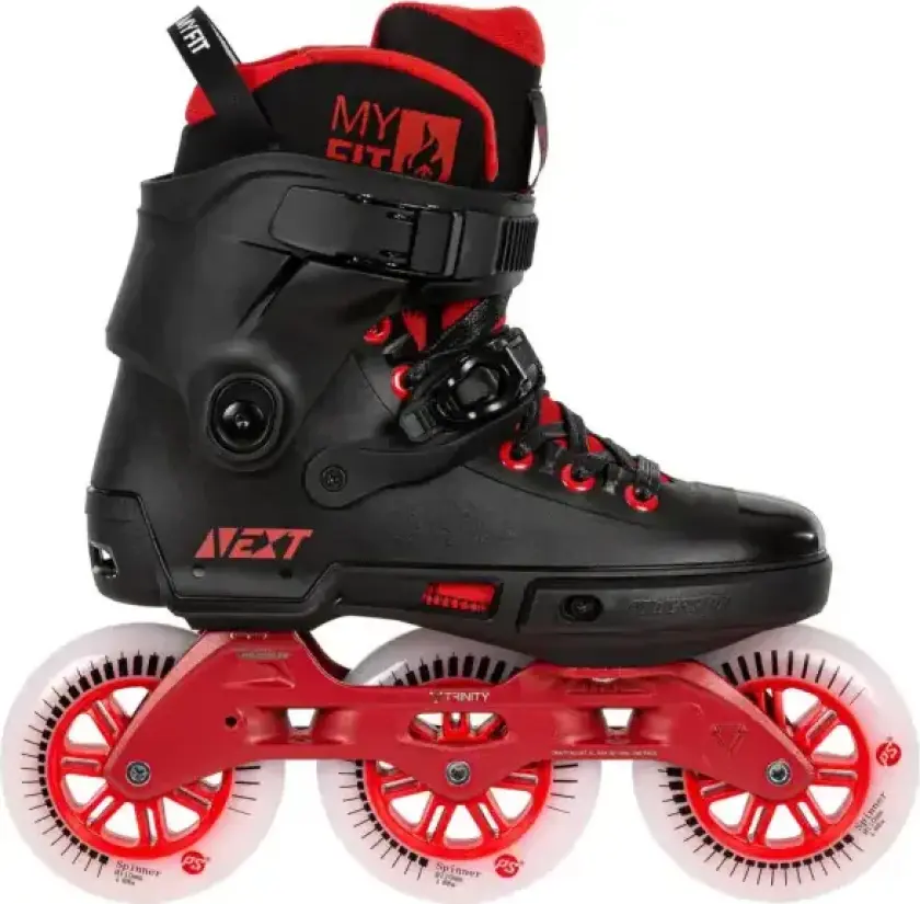 Next Svart Rød 110 Freeskate inline (Rød - 38-39)