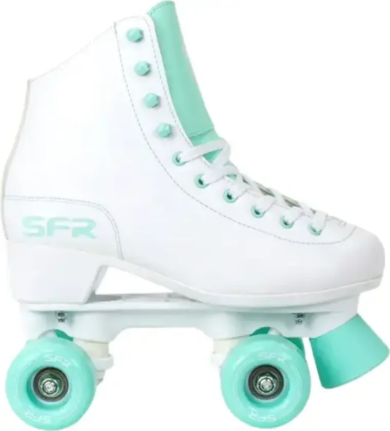 Figure Side By Side Rulleskøyter (Hvit/Turkis - 40.5)