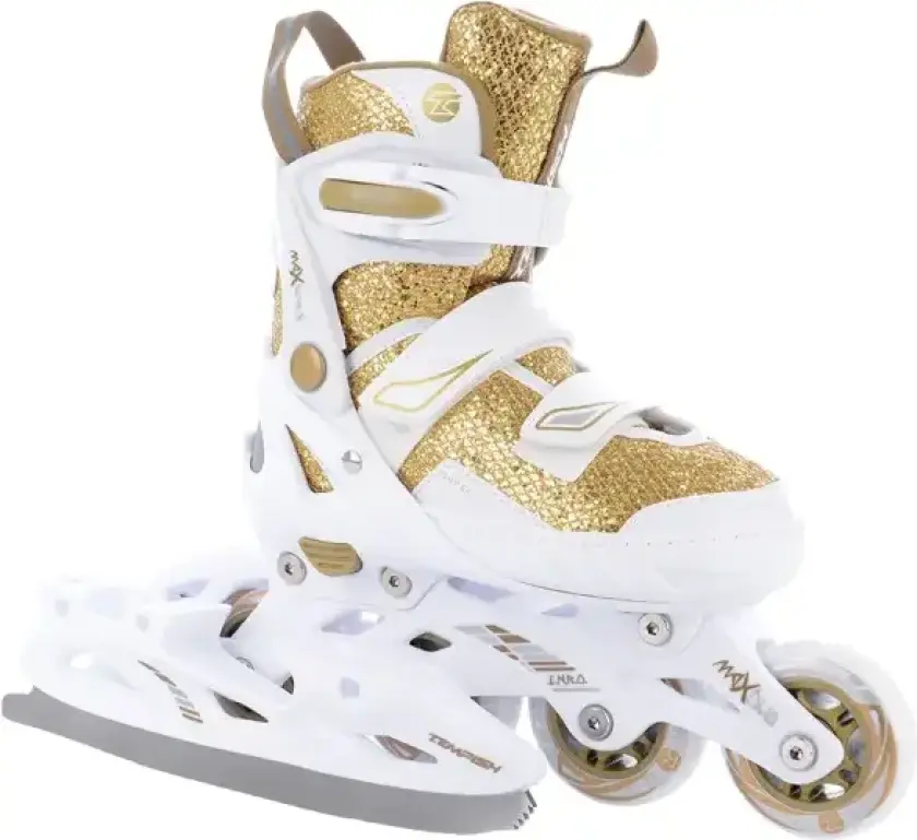 Inline Skøyter Jente Tempish Enbo Duo Justerbar (Guld - 37-40)