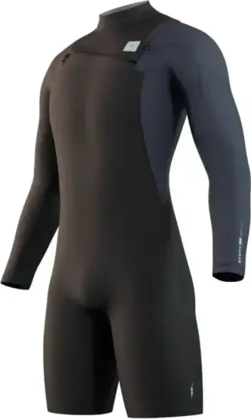 Våtdrakt Mystic Marshall Longarm Shorty 3mm Front Zip (S - Svart)