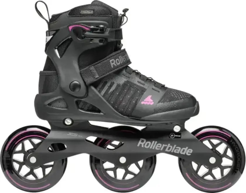 Inline-skøyter Dame Rollerblade Macroblade 110 3WD (Black/Orchid - 40.5-41)