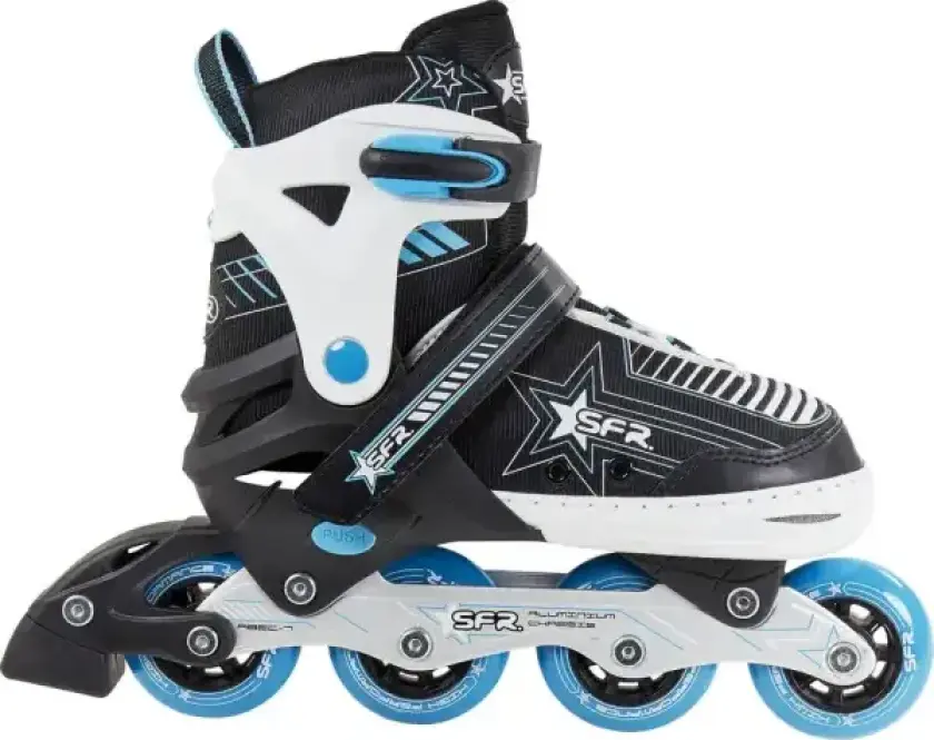 Inline Skøyter Barn SFR Pulsar Adjustable Blå (Blå - 35.5-39.5)