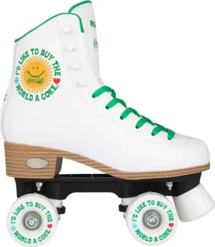 Retro-rulleskøyter Rookie Coca-Cola Sunshine (White - 37)
