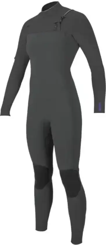 Våtdrakt Dame O'Neill Hyperfreak 4mm Chestzip (8 - Gun Metal)