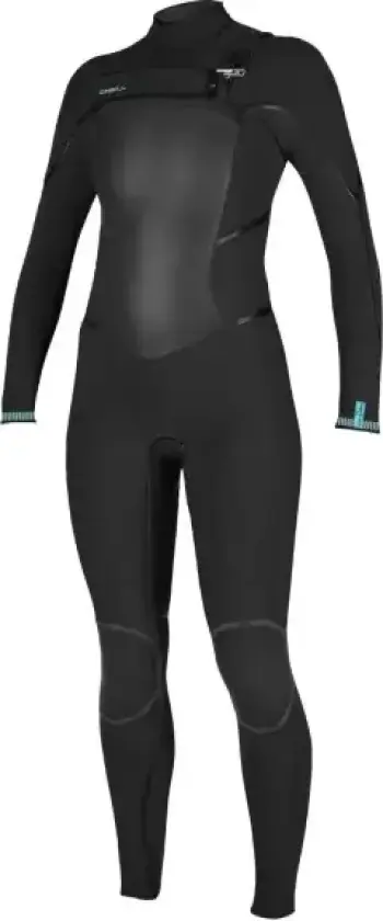 Våtdrakt Dame O'Neill Psycho Tech 5mm Chest Zip (8T - Svart)