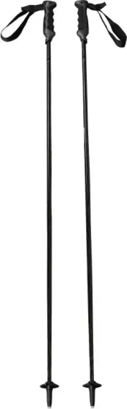 Skistaver Komperdell i karbon (135cm - Svart)