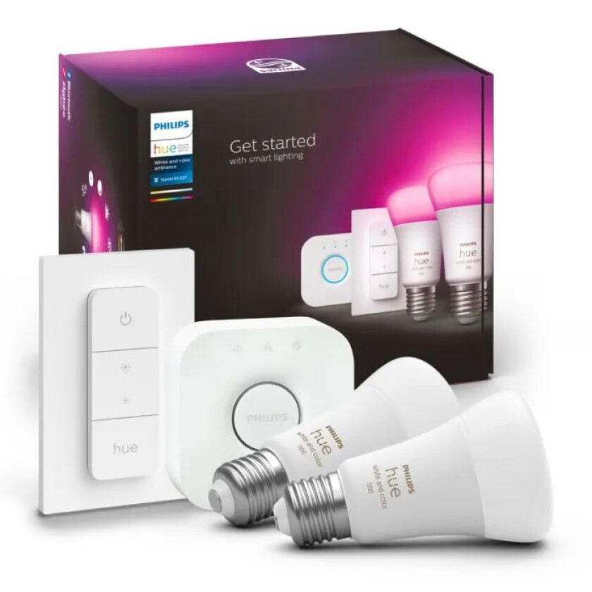 Color Ambiance Startpakke for smarte LED-pærer 2-pk.